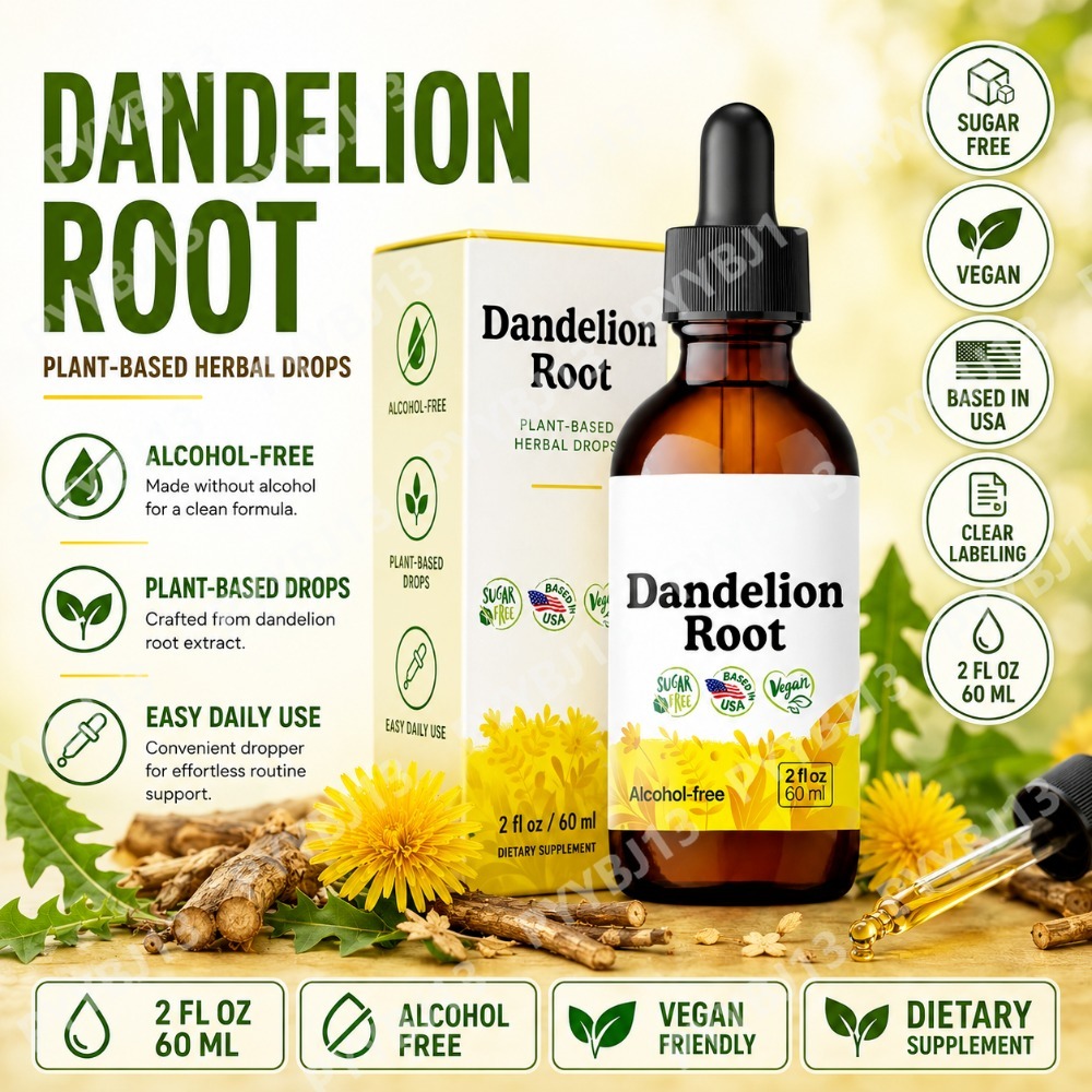Herbal Wellness Supplement - Dandelion Root Supplement Liver Detox Cleanse