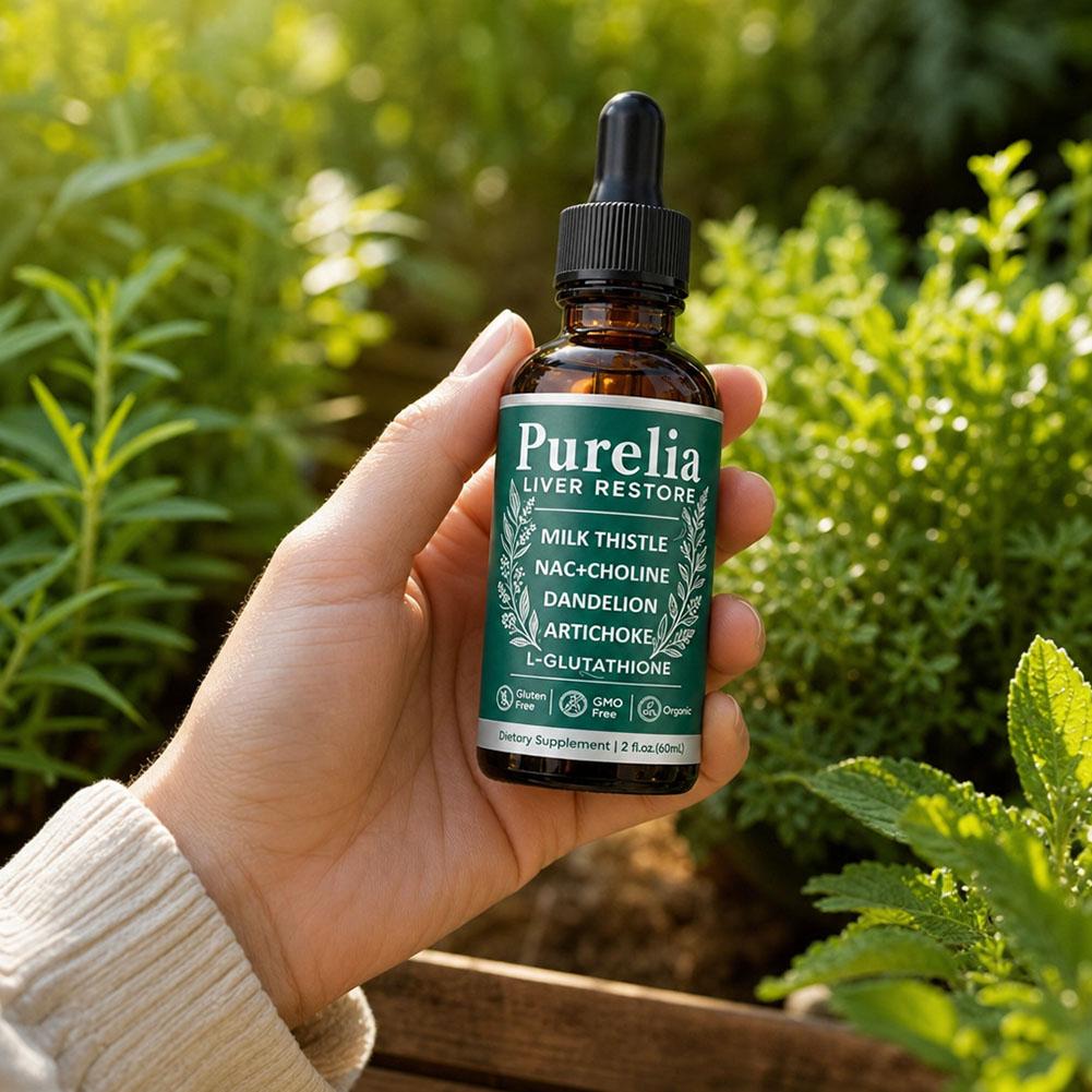 60ml Purelia Liver Restore Liq - огляд і ціна Herbal Wellness Supplement