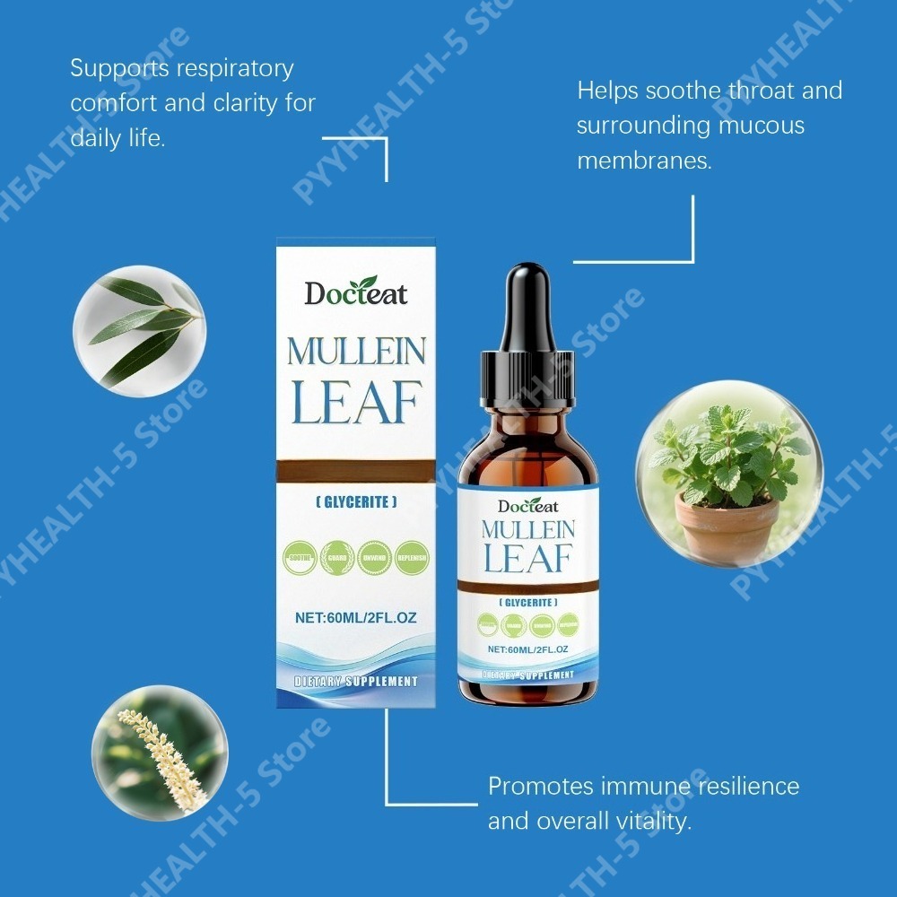 Docteat Mullein Leaf Tincture  - огляд і ціна Herbal Wellness Tincture