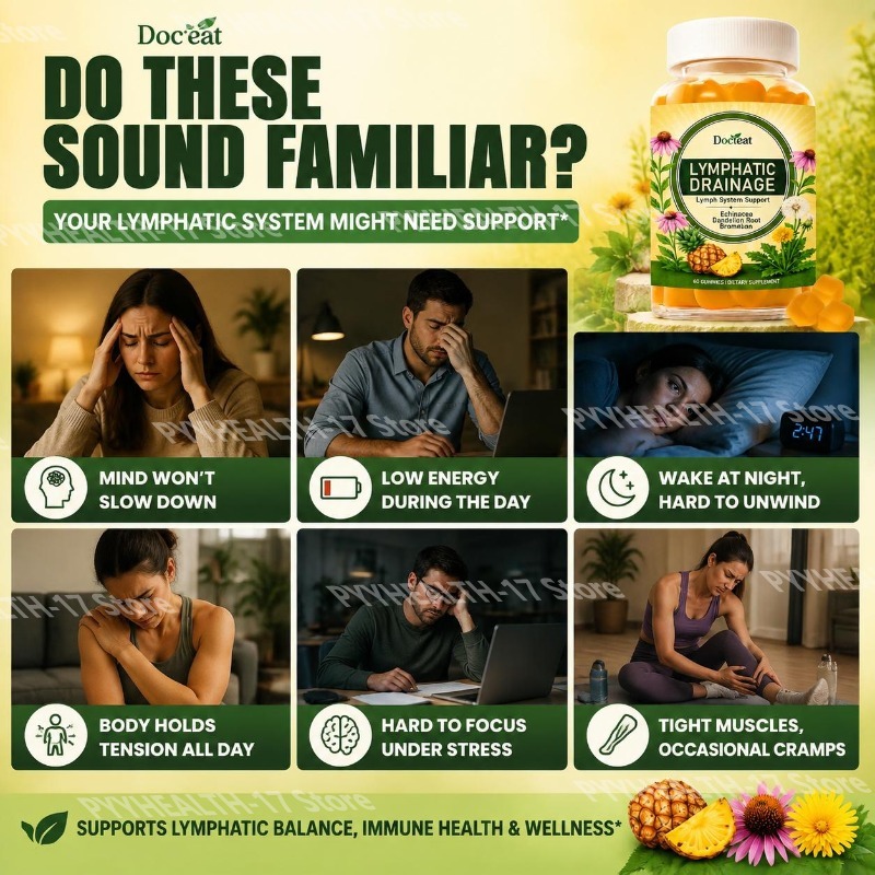 Docteat Lymphatic System Suppo - огляд і ціна Herbal Wellness Supplement