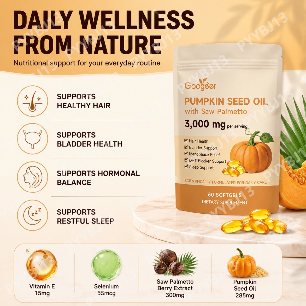 Googeer Pumpkin Seed Oil Softg - огляд і ціна Herbal Wellness Supplement
