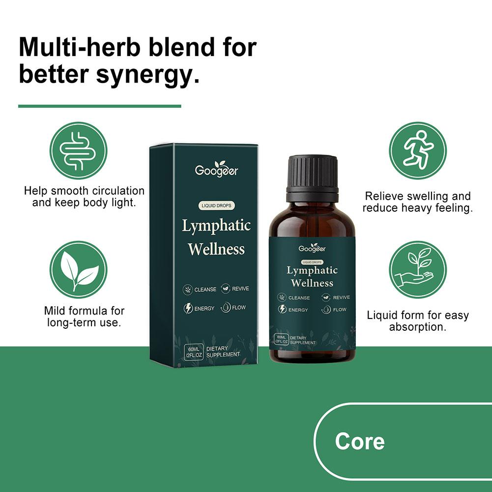 60ml Lymphatic Support Liquid  - огляд і ціна Herbal Wellness Supplement
