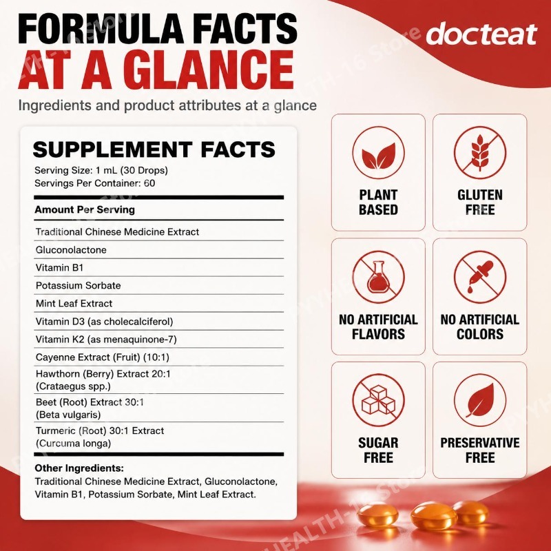 Docteat Vitamin K2+D3 Liquid D - огляд і ціна Herbal Wellness Formula