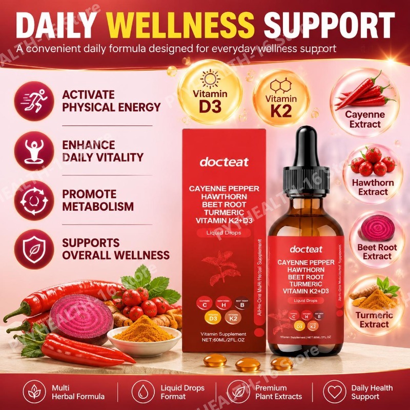 Docteat Vitamin K2+D3 Liquid D - огляд і ціна Herbal Wellness Formula
