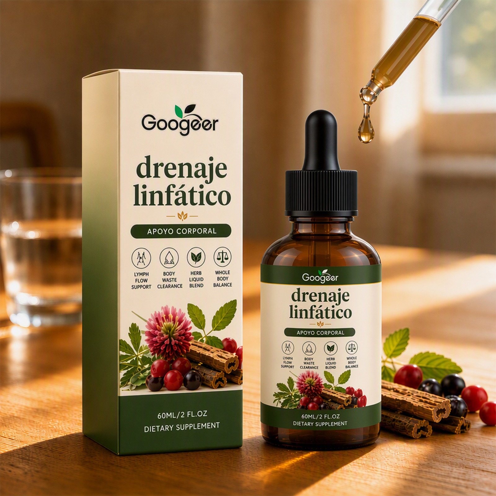 60ml Lymphatic Drainage Herbal - огляд і ціна Herbal Wellness Tincture